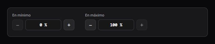 En min / max — captured in Ignition Perspective
