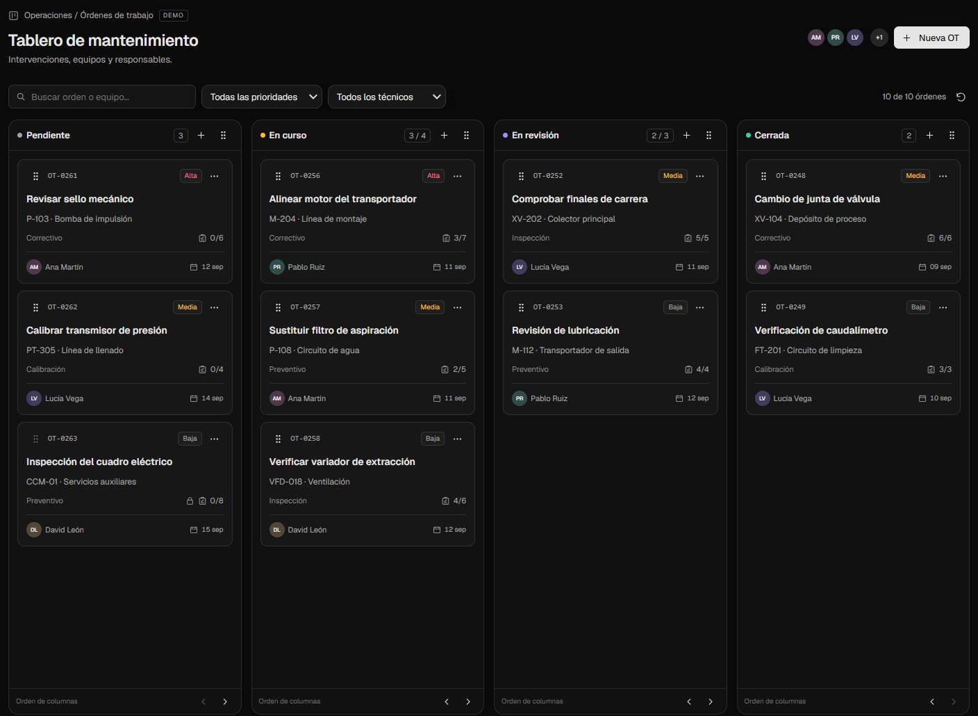 Kanban — captured in Ignition Perspective